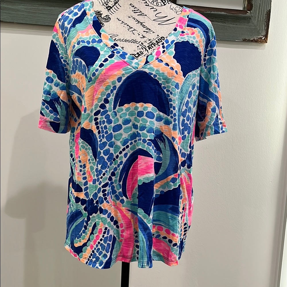 Lily Pulitzer - Colorful Abstract Women's Top. Like New!